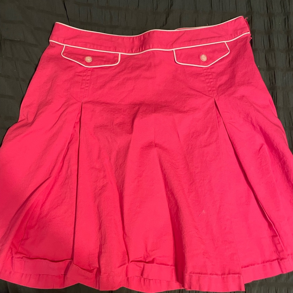 Issac Mizrahi Front Pocket Pleaded Skirt